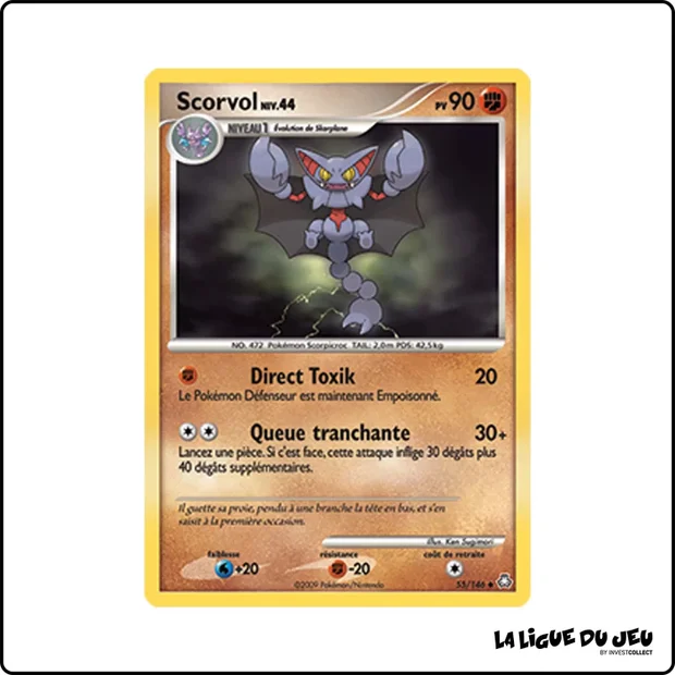 Peu commune - Pokemon - Éveil des Légendes - Scorvol 55/146