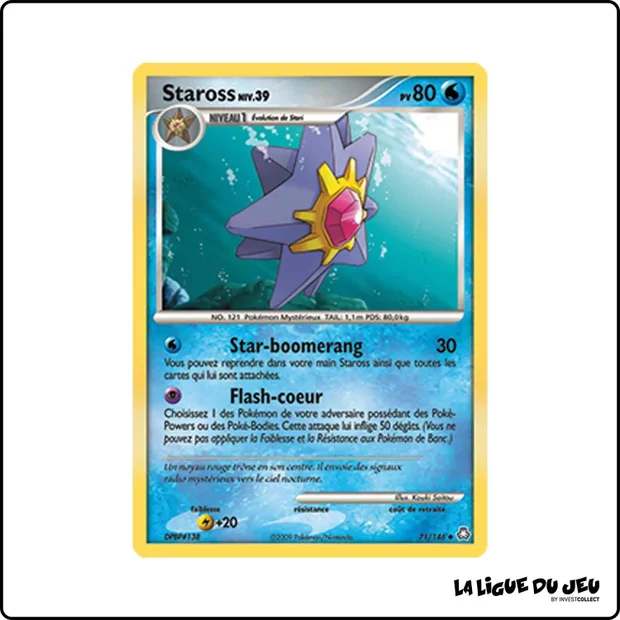 Peu commune - Pokemon - Éveil des Légendes - Staross 71/146