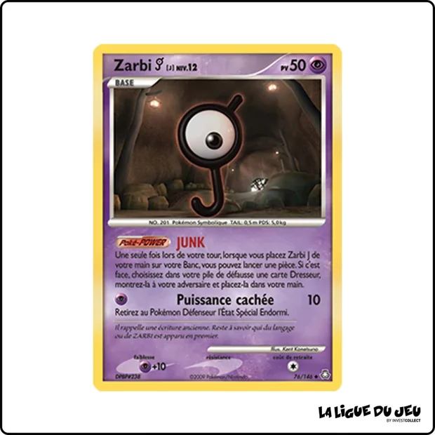 Peu commune - Pokemon - Éveil des Légendes - Zarbi J 76/146