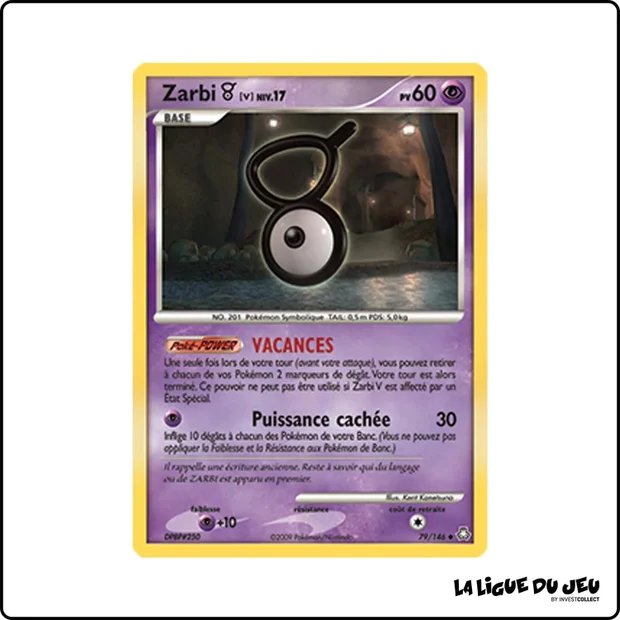 Peu commune - Pokemon - Éveil des Légendes - Zarbi V 79/146