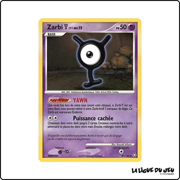 Peu commune - Pokemon - Éveil des Légendes - Zarbi Y 81/146