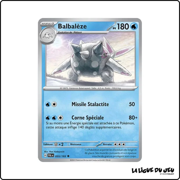 Peu commune - Pokemon - Évolutions à Paldea - Balbalèze 55/193