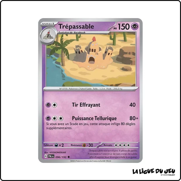 Peu commune - Pokemon - Évolutions à Paldea - Trépassable 96/193