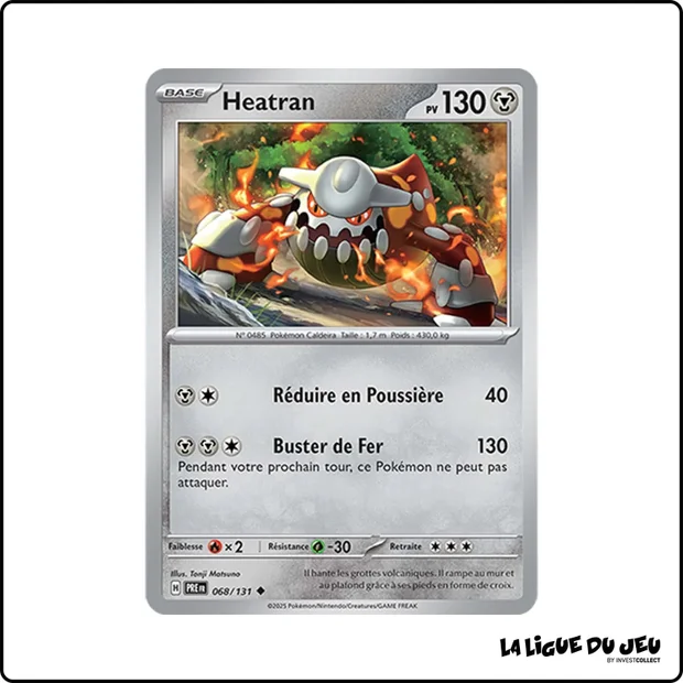 Peu commune - Pokemon - Évolutions Prismatiques - Heatran 68/131
