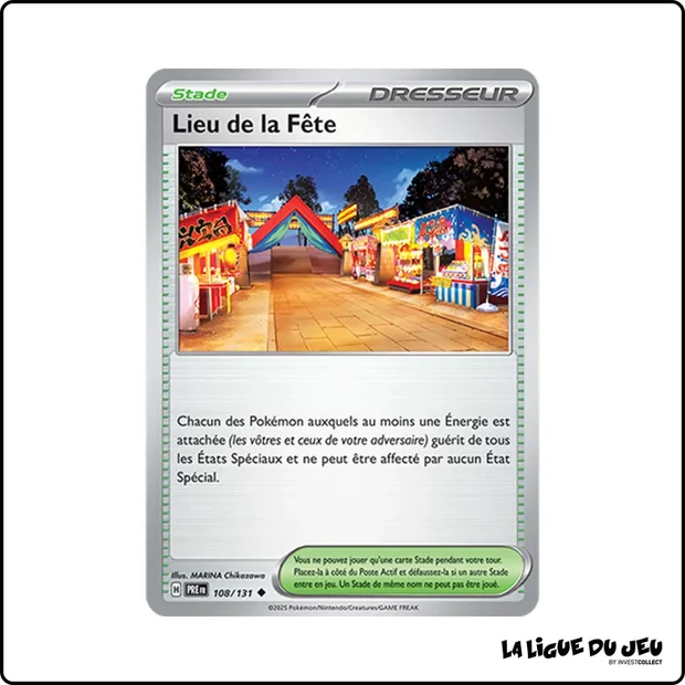 Peu commune - Pokemon - Évolutions Prismatiques - Lieu de la Fête 108/131