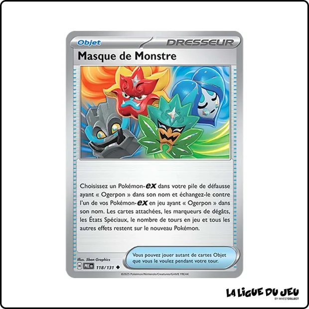 Peu commune - Pokemon - Évolutions Prismatiques - Masque de Monstre 118/131