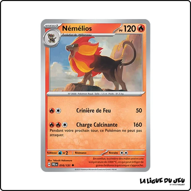 Peu commune - Pokemon - Évolutions Prismatiques - Némélios 16/131
