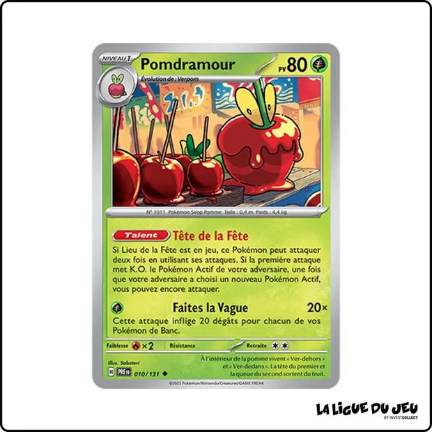 Peu commune - Pokemon - Évolutions Prismatiques - Pomdramour 10/131