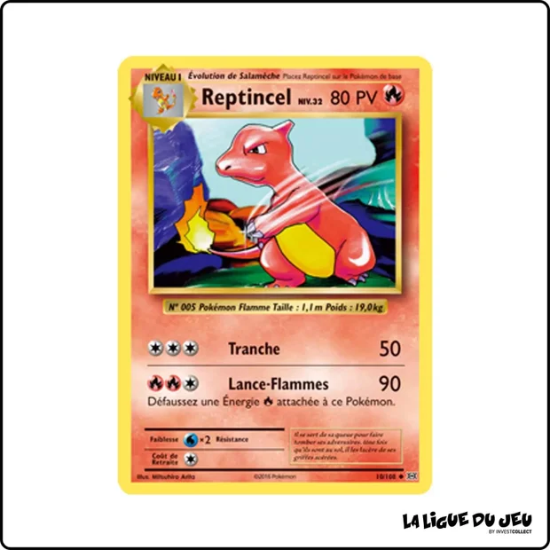 Peu commune - Pokemon - Évolutions - Reptincel 10/108