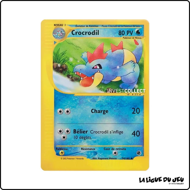 Peu commune - Pokemon - Expedition - Crocrodil 74/165