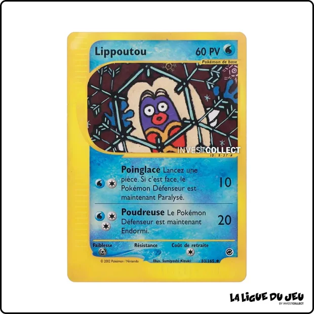 Peu commune - Pokemon - Expedition - Lippoutou 83/165
