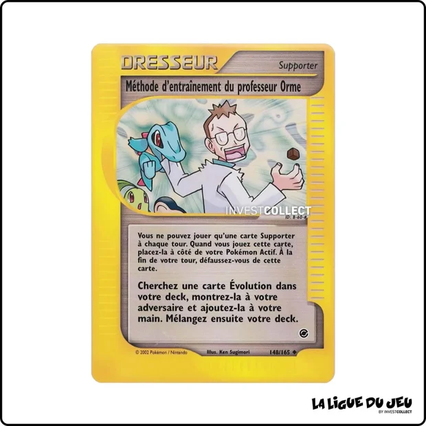 Peu commune - Pokemon - Expedition - Méthode d'entraînement du professeur Orme 148/165