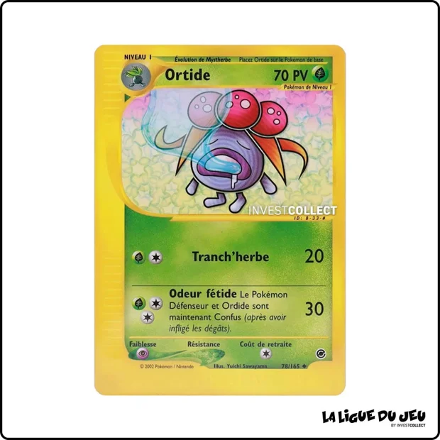 Peu commune - Pokemon - Expedition - Ortide 78/165