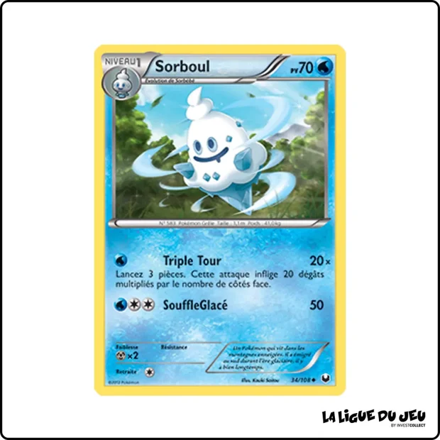 Peu commune - Pokemon - Explorateurs Obscurs - Sorboul 34/108