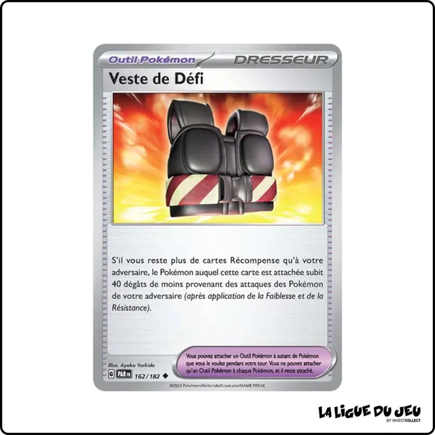 Peu commune - Pokemon - Faille Paradoxe - Veste de Défi 162/182