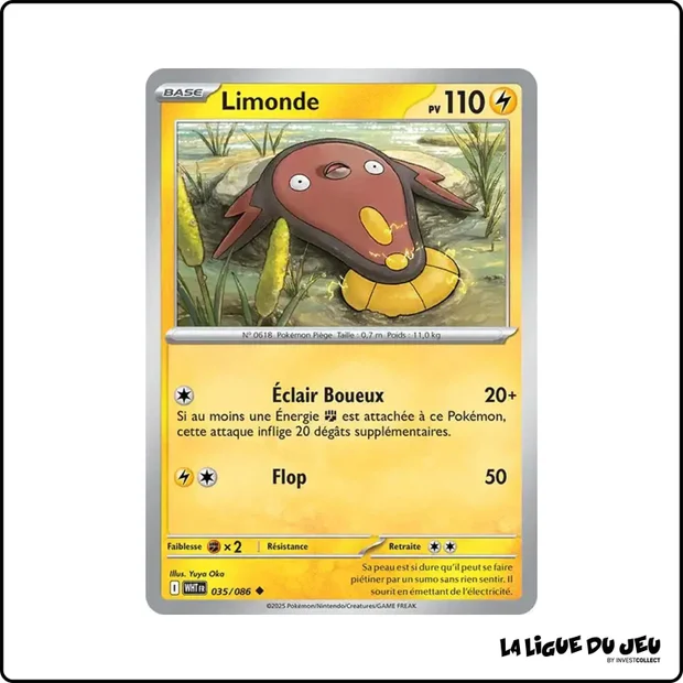Peu commune - Pokemon - Flamme Blanche - Limonde 35/86