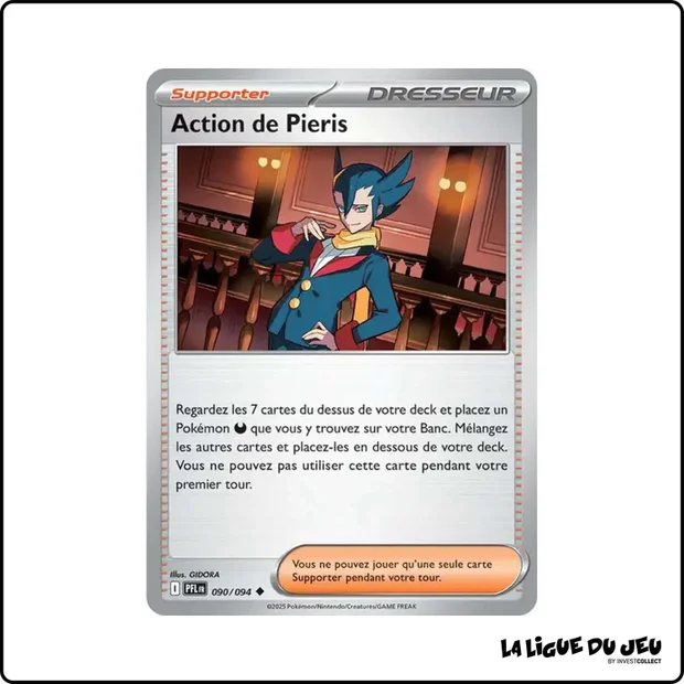 Peu commune - Pokemon - Flammes Fantasmagoriques - Action de Pieris 90/94