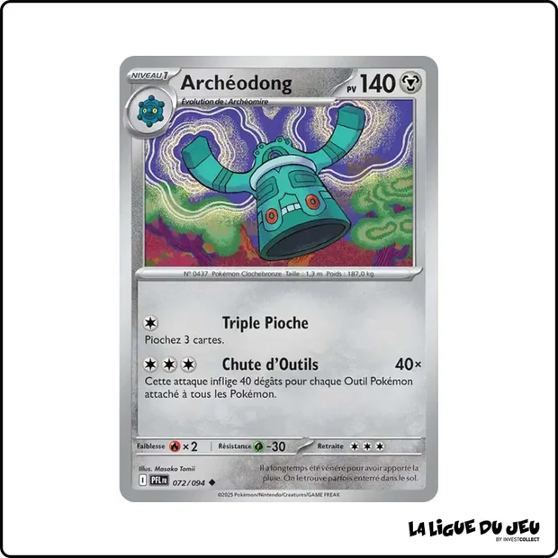 Peu commune - Pokemon - Flammes Fantasmagoriques - Archéodong 72/94