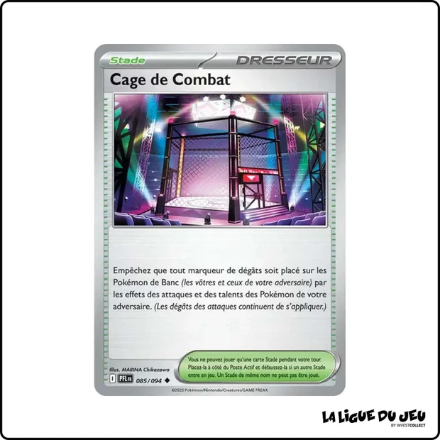 Peu commune - Pokemon - Flammes Fantasmagoriques - Cage de Combat 85/94