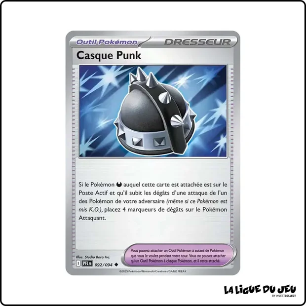 Peu commune - Pokemon - Flammes Fantasmagoriques - Casque Punk 92/94