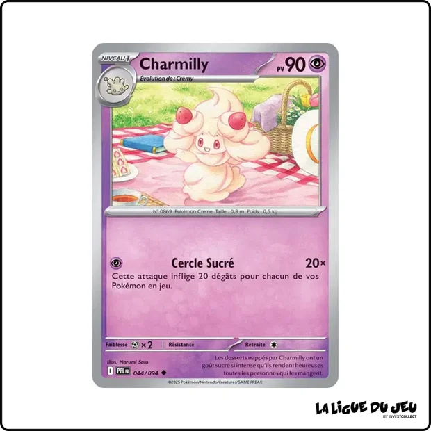 Peu commune - Pokemon - Flammes Fantasmagoriques - Charmilly 44/94