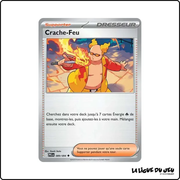 Peu commune - Pokemon - Flammes Fantasmagoriques - Crache-Feu 89/94