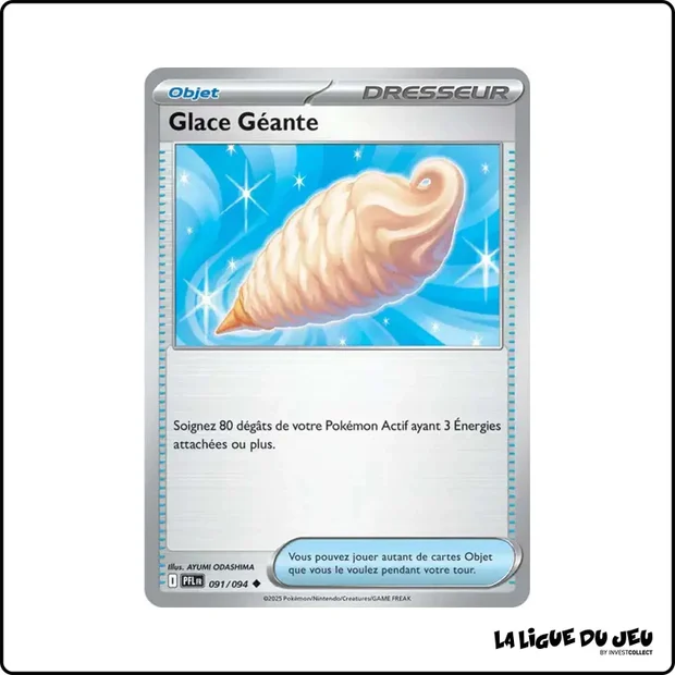 Peu commune - Pokemon - Flammes Fantasmagoriques - Glace Géante 91/94
