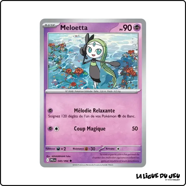 Peu commune - Pokemon - Flammes Fantasmagoriques - Meloetta 40/94