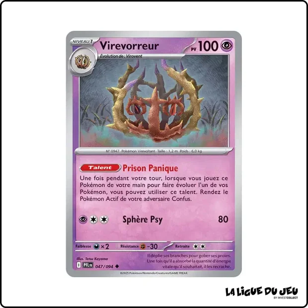 Peu commune - Pokemon - Flammes Fantasmagoriques - Virevorreur 47/94