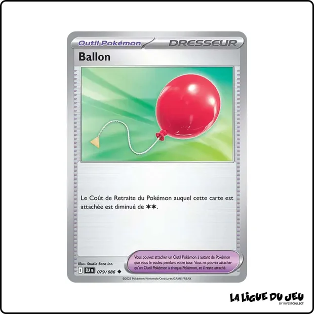 Peu commune - Pokemon - Foudre Noire - Ballon 79/86