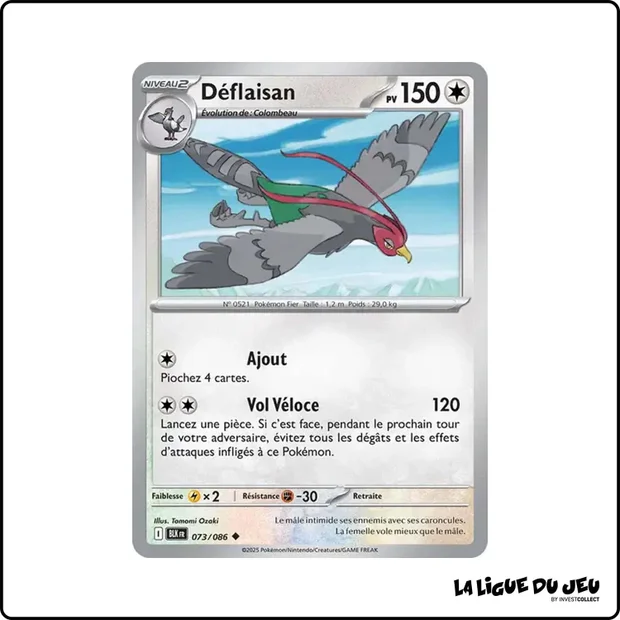 Peu commune - Pokemon - Foudre Noire - Déflaisan 73/86