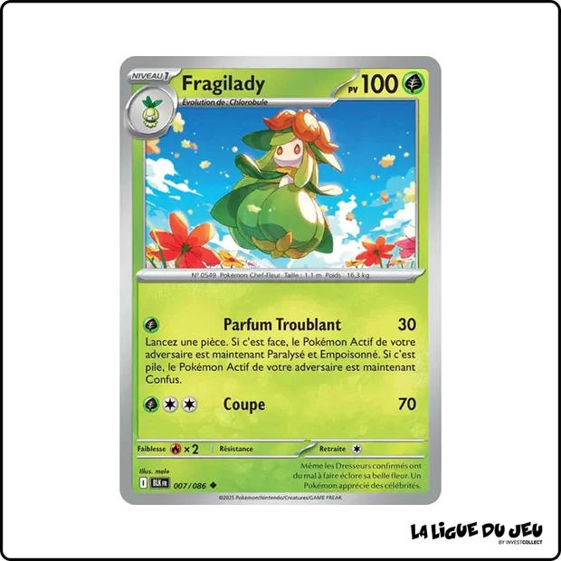 Peu commune - Pokemon - Foudre Noire - Fragilady 7/86