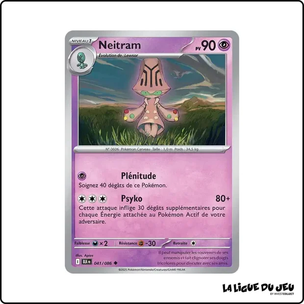 Peu commune - Pokemon - Foudre Noire - Neitram 41/86