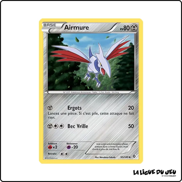 Peu commune - Pokemon - Frontières Franchies - Airmure 95/149