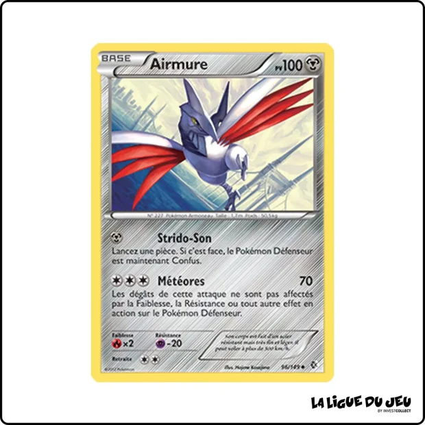 Peu commune - Pokemon - Frontières Franchies - Airmure 96/149