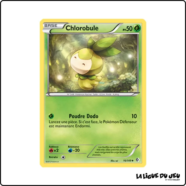 Peu commune - Pokemon - Frontières Franchies - Chlorobule 16/149