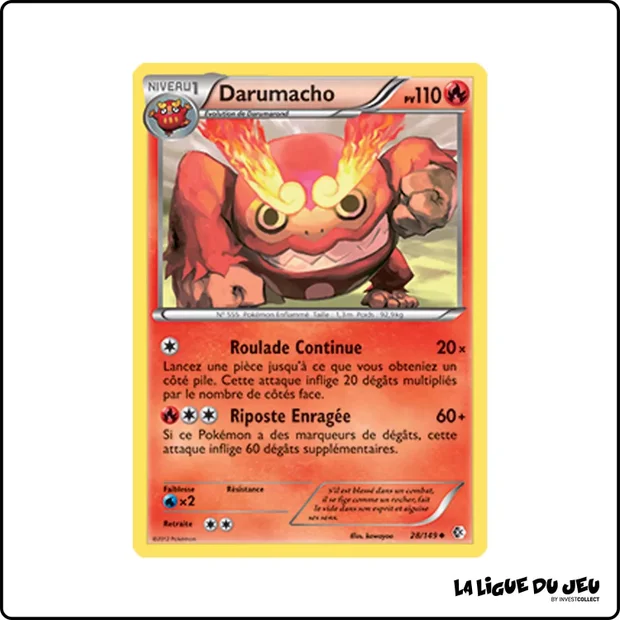 Peu commune - Pokemon - Frontières Franchies - Darumacho 28/149