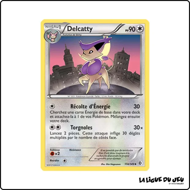 Peu commune - Pokemon - Frontières Franchies - Delcatty 114/149