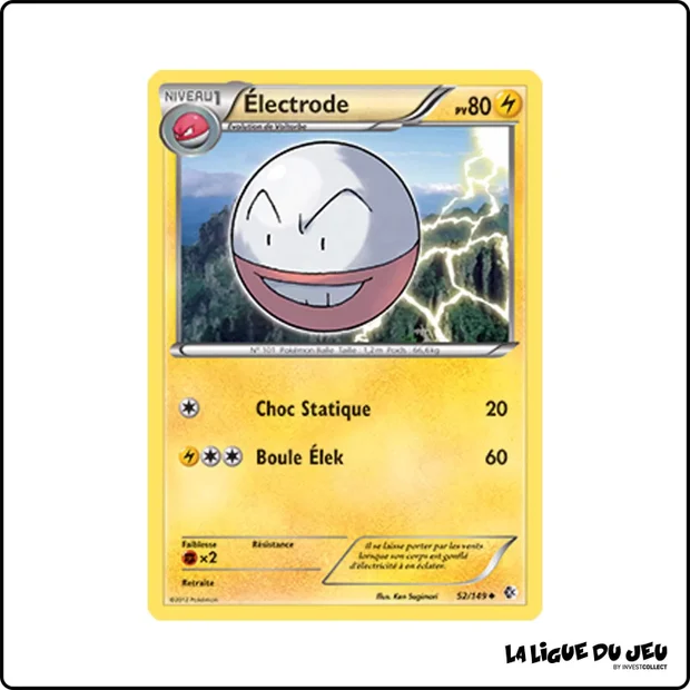 Peu commune - Pokemon - Frontières Franchies - Électrode 52/149