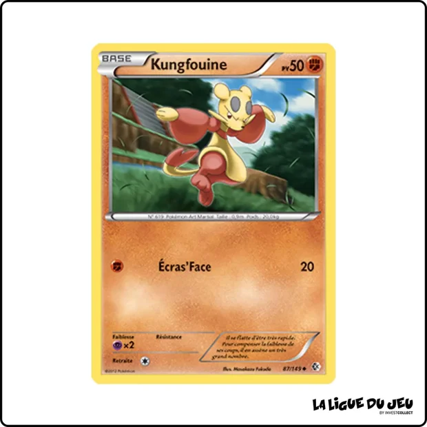 Peu commune - Pokemon - Frontières Franchies - Kungfouine 87/149