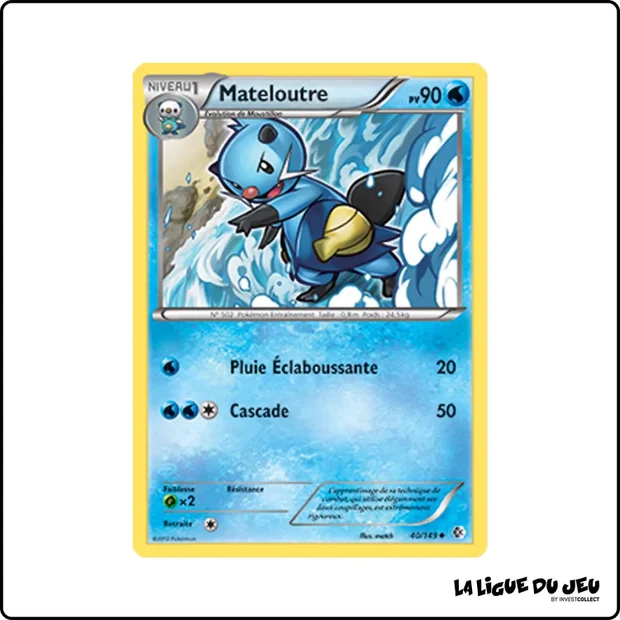 Peu commune - Pokemon - Frontières Franchies - Mateloutre 40/149