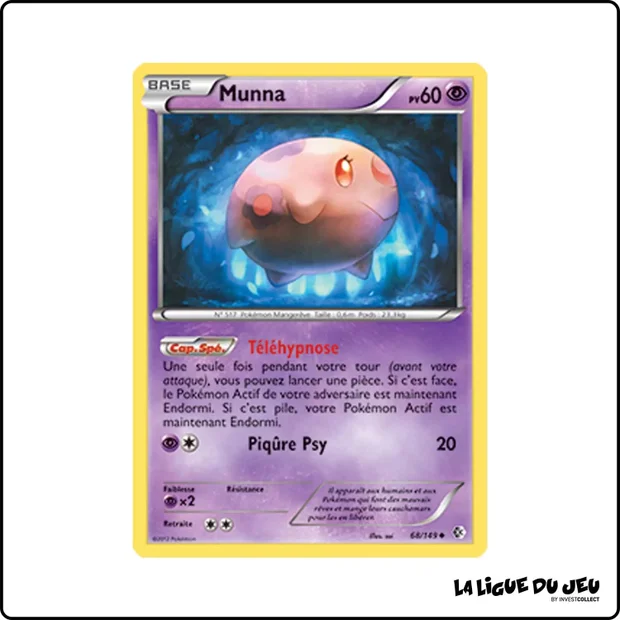 Peu commune - Pokemon - Frontières Franchies - Munna 68/149