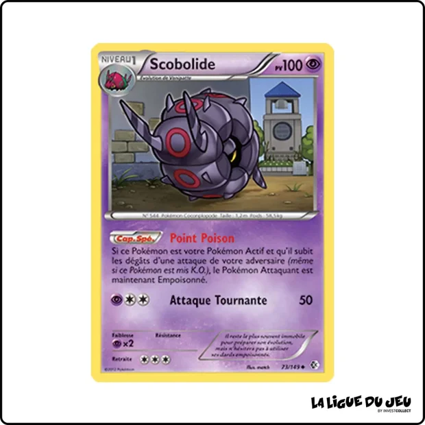 Peu commune - Pokemon - Frontières Franchies - Scobolide 73/149