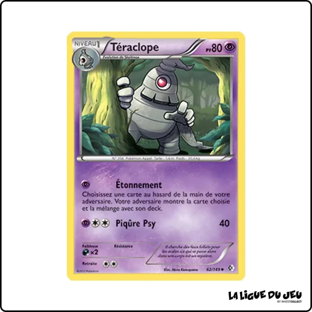 Peu commune - Pokemon - Frontières Franchies - Téraclope 62/149