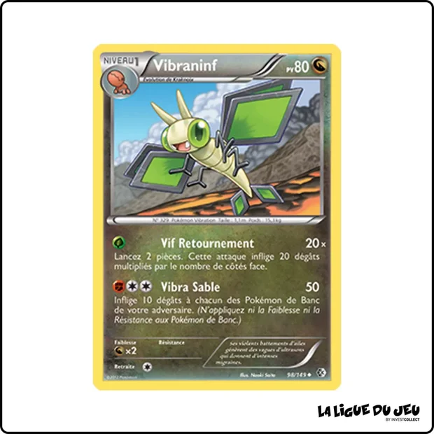 Peu commune - Pokemon - Frontières Franchies - Vibraninf 98/149