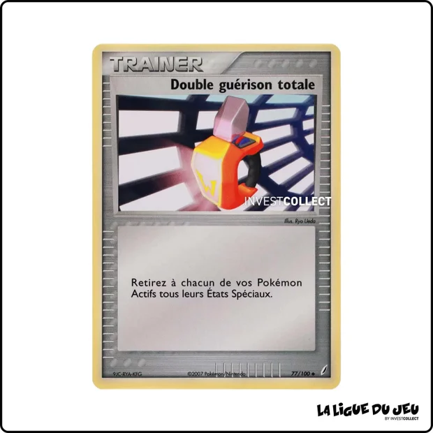 Peu commune - Pokemon - Gardiens de Cristal - Double guérison totale 77/100