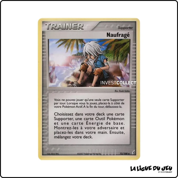 Peu commune - Pokemon - Gardiens de Cristal - Naufragé 72/100