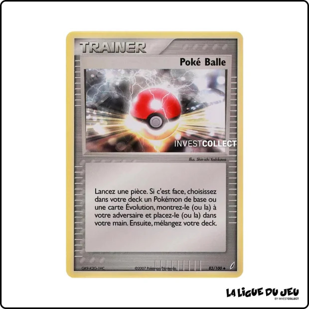 Peu commune - Pokemon - Gardiens de Cristal - Poké Balle 82/100
