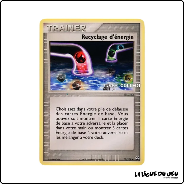 Peu commune - Pokemon - Gardiens du Pouvoir - Recyclage d'énergie 73/108