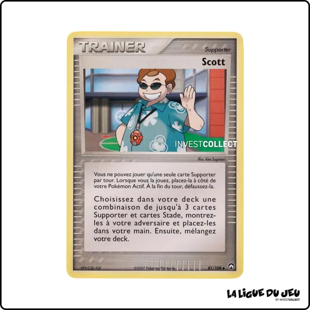 Peu commune - Pokemon - Gardiens du Pouvoir - Scott 81/108